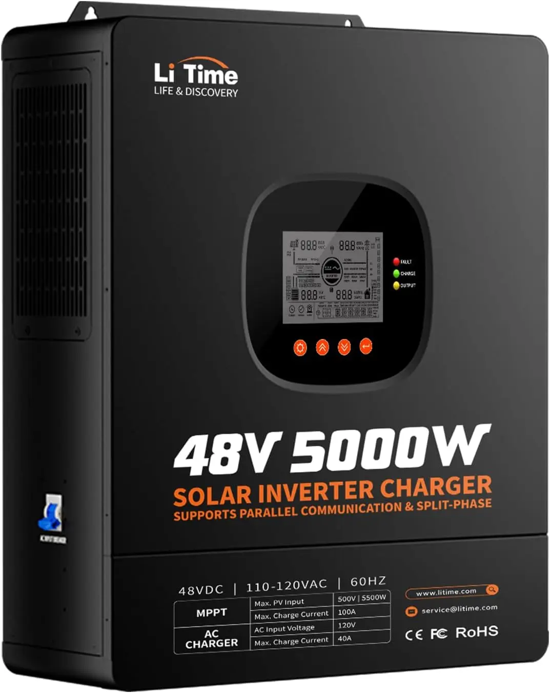 Parallel Solar Inverter 48V 5000W Mppt - Inversor de Onda Senoidal Pura LiTime