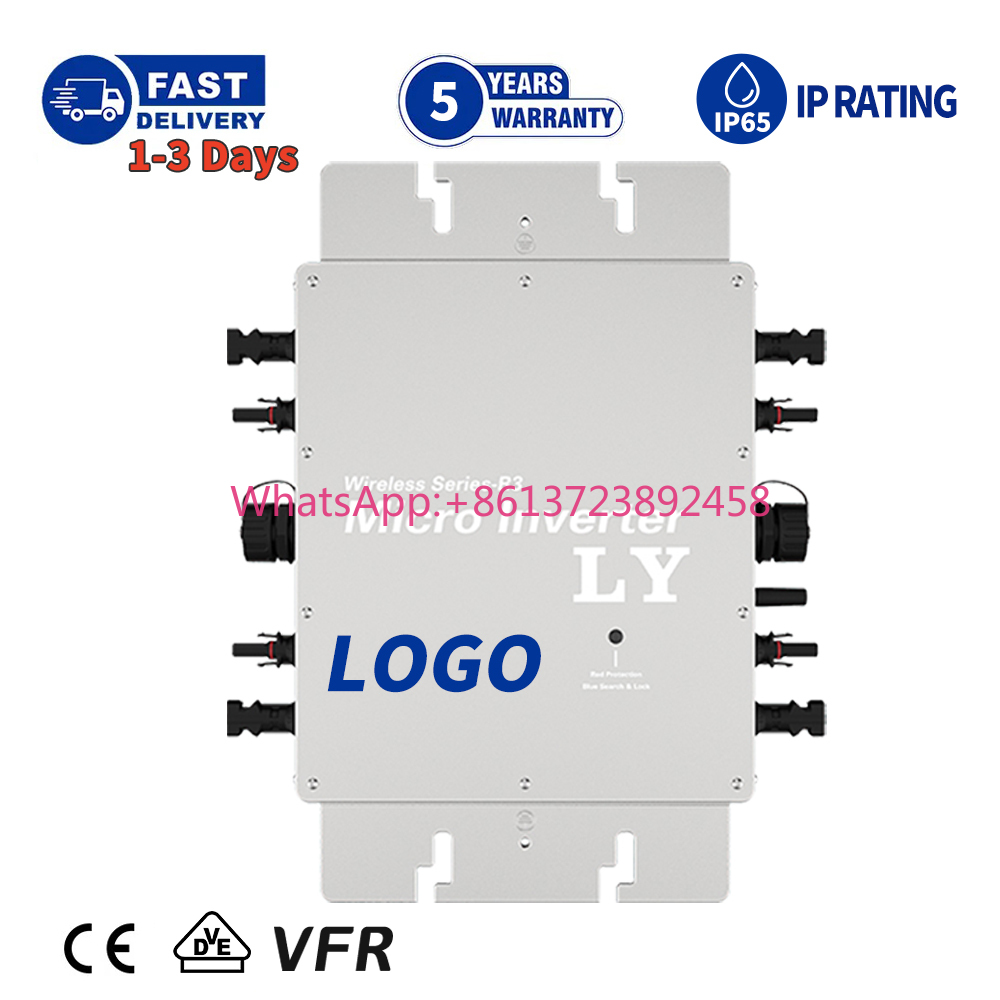 Micro Inverter 1400W Solar Grid Tie - Microinversor Solar à Prova d'Água com