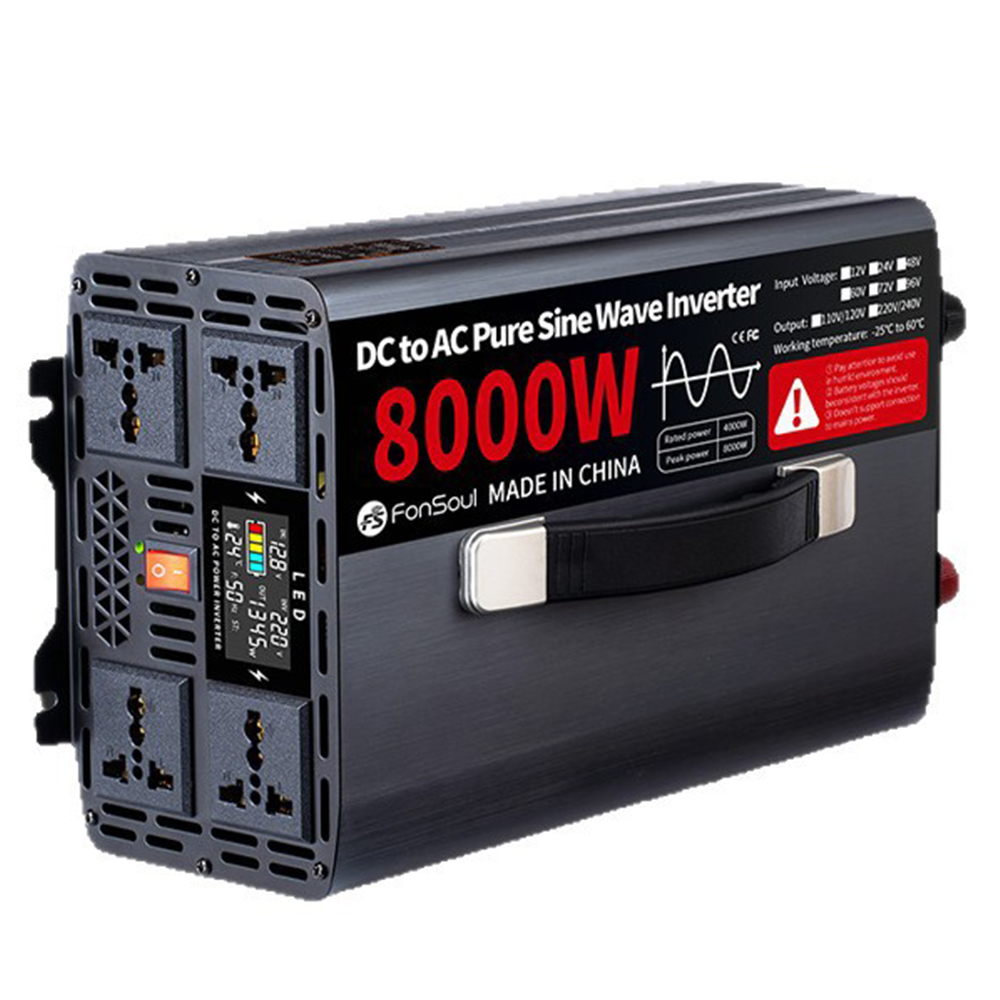 Pure Sine Wave Inverter 5000W 48V 220V - Inversor Portátil de Onda Senoidal Pura
