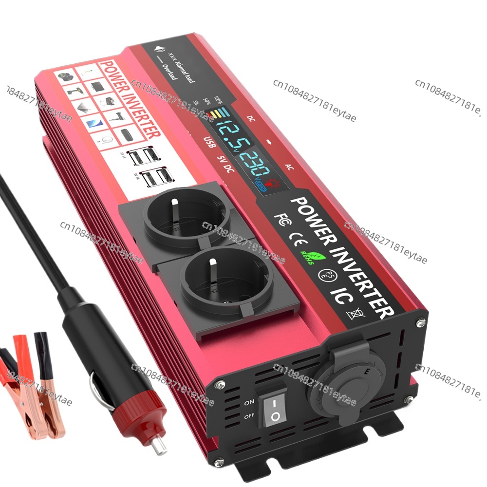 Power Inverter 12V 220V 4000W Continuous - Inversor de energia de 12V para