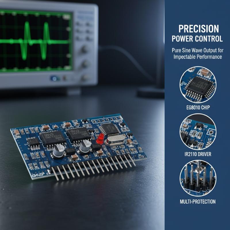 Egs002 Pure Sine Wave Inverter Driver Board - Placa Controladora EG8010 + Módulo Driver