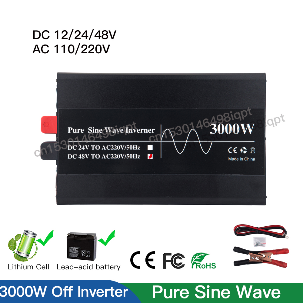 Lifepo4 Solar Inverter 24V 3000W - 3000w 12v 24v 48v fora do
