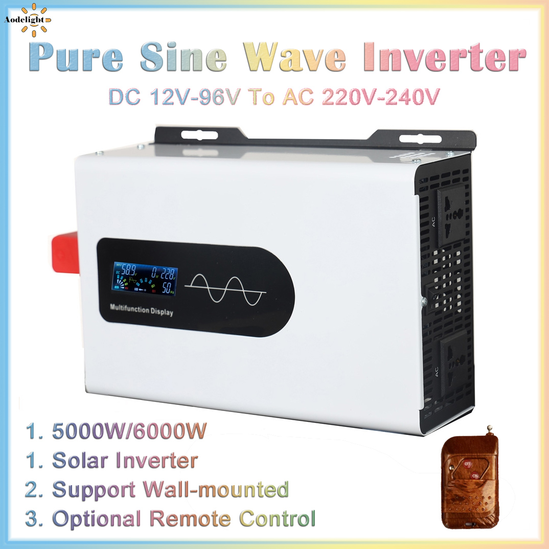 Pure Sine Wave Inverter 5000W 48V 220V - Inversor de onda senoidal pura 12V