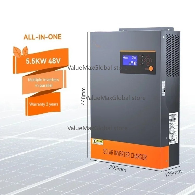 Hybrid Solar Inverter 5.5Kw Mppt 48V - Inversor solar híbrido trifásico de 5.5KW