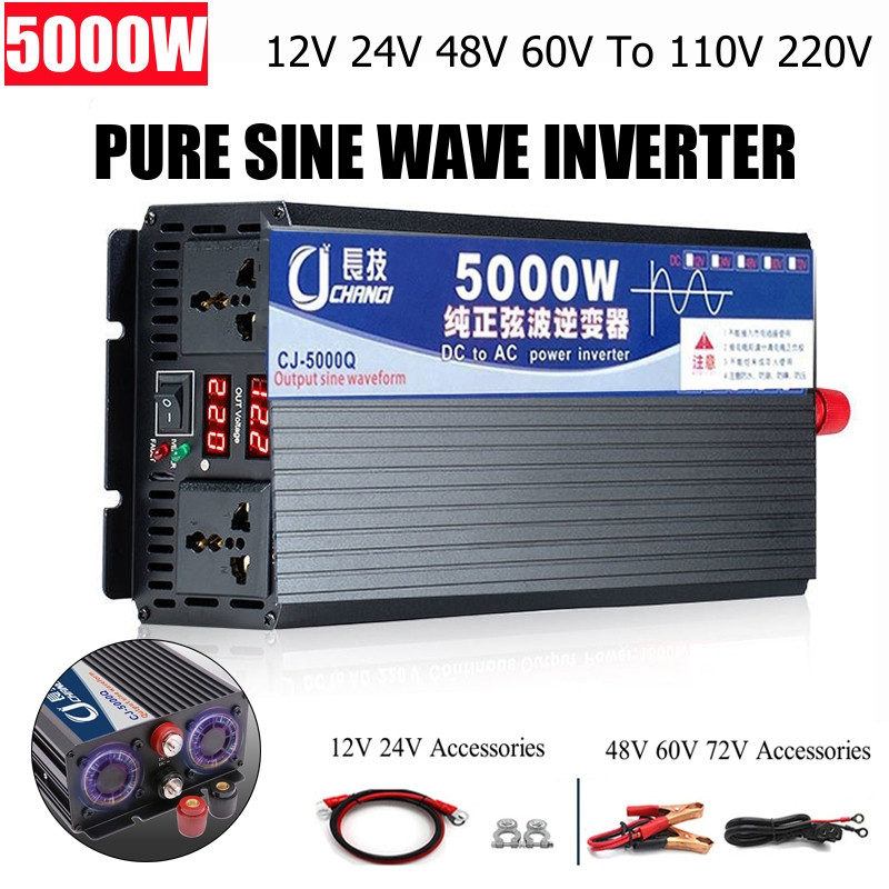Inverter Pure Sine Wave 60Hz 120V 3000W - Inversor de onda senoidal pura 4000W/5000W/5500W/3000W