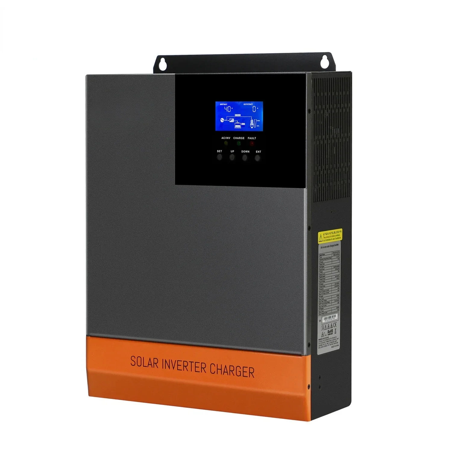 Hybrid Solar Inverter 5.5Kw Mppt 48V - 5.5kW MPPT 100A óptico 220V 48V