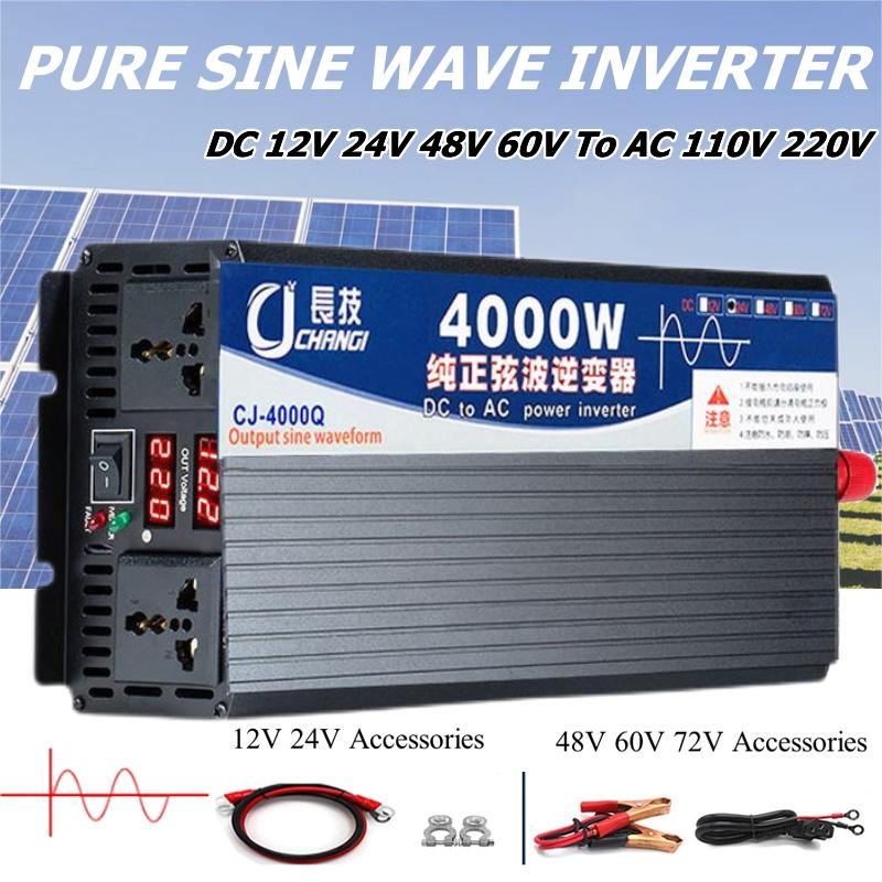 Inverter Pure Sine Wave 60Hz 120V 3000W - Inversor de onda senoidal pura 4000W/5000W/5500W/3000W