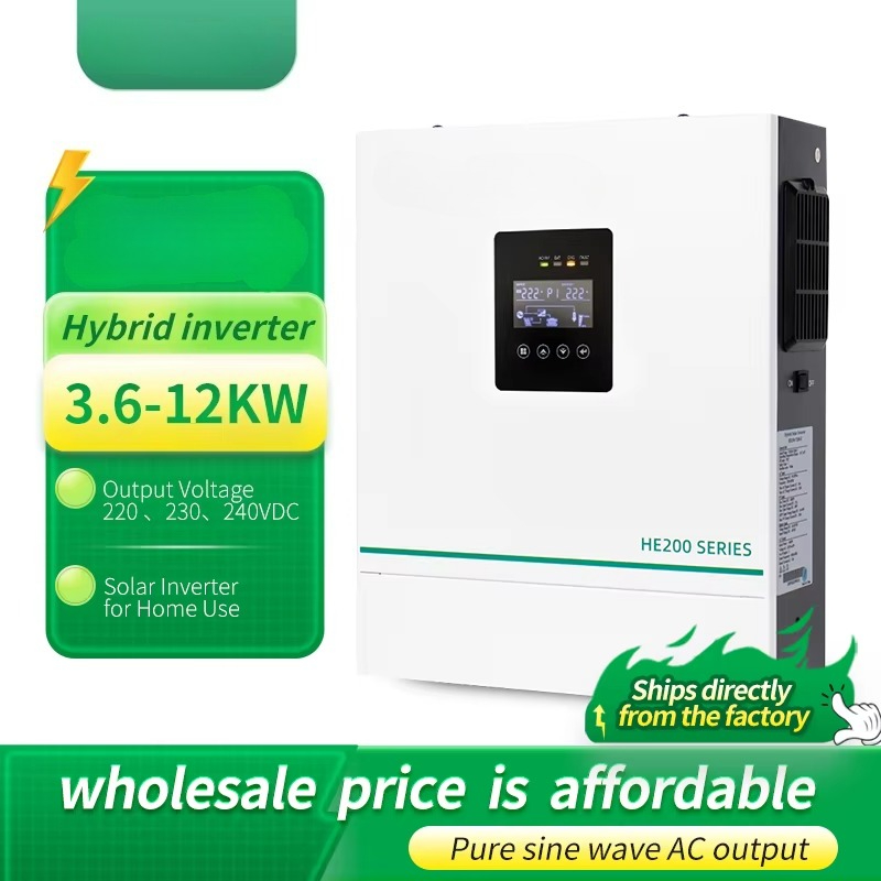 Hybrid Solar Inverter 5.5Kw Mppt 48V - Inversor Solar Híbrido de 3.6kw, 5.5kw,