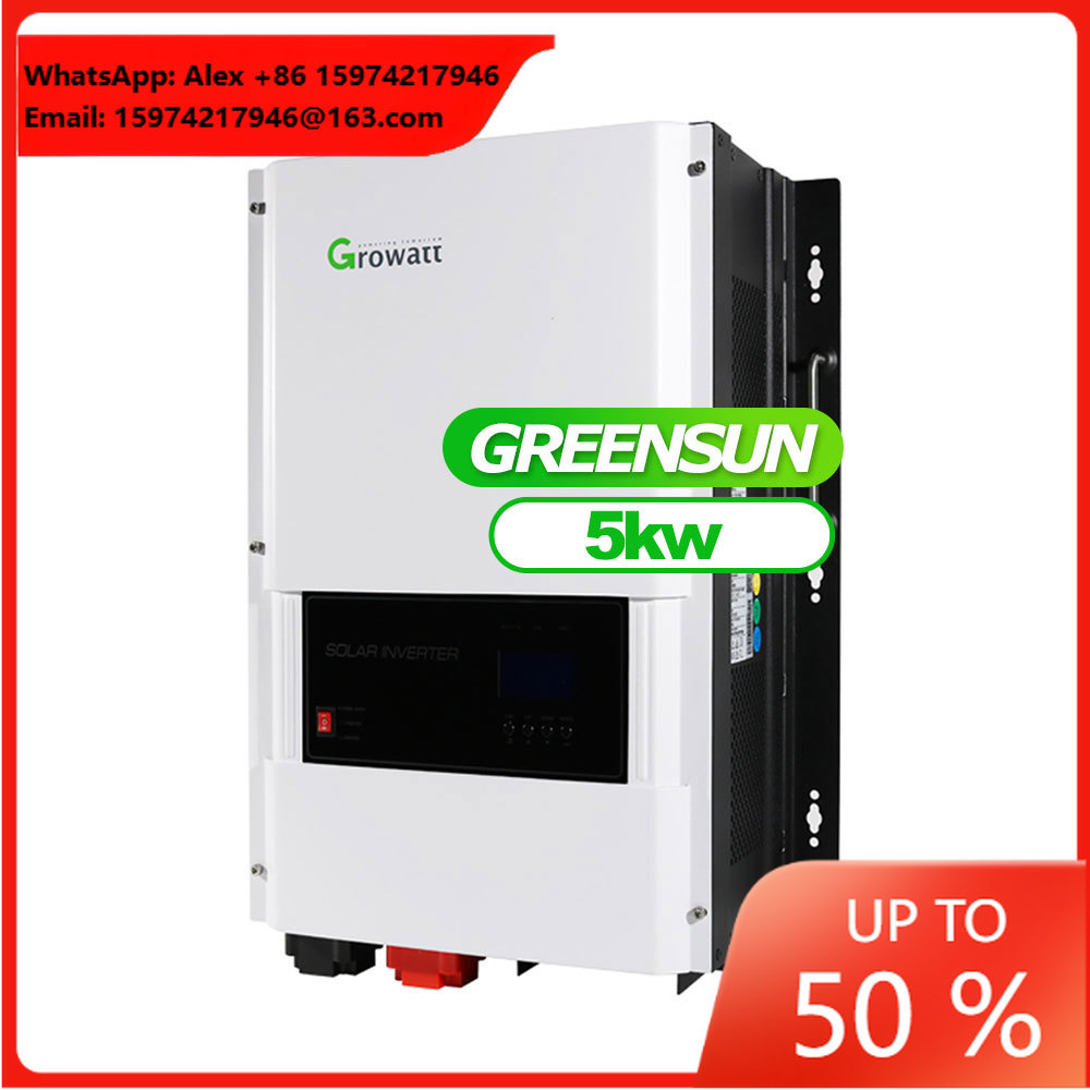 Off Grid Solar Inverter 48V 6000W - Inversor Híbrido Growatt Off Grid 12kw