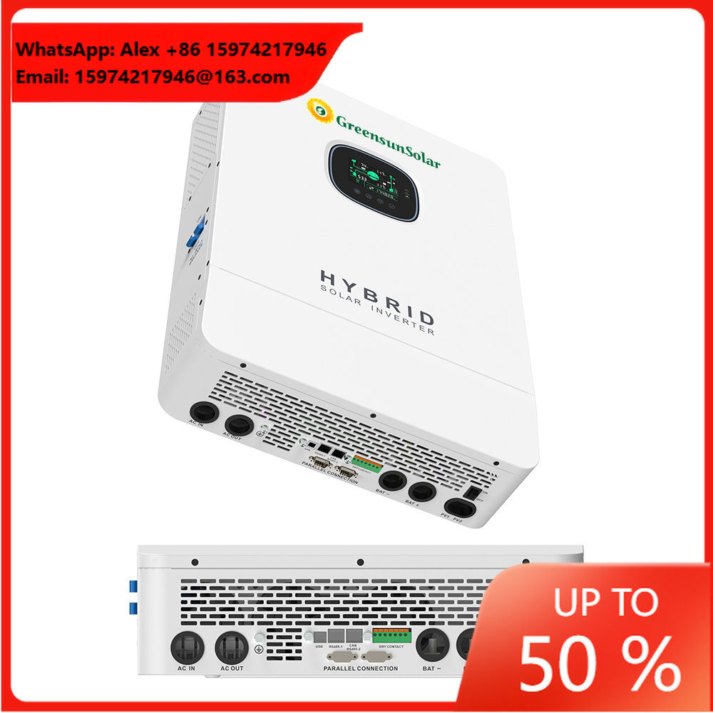 Hybrid Solar Inverter 5.5Kw Mppt 48V - Inversor Híbrido Solar MPPT US 120/240V,