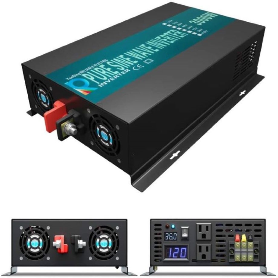 Inverter Pure Sine Wave 60Hz 120V 3000W - Inversor de onda senoidal pura 3000W