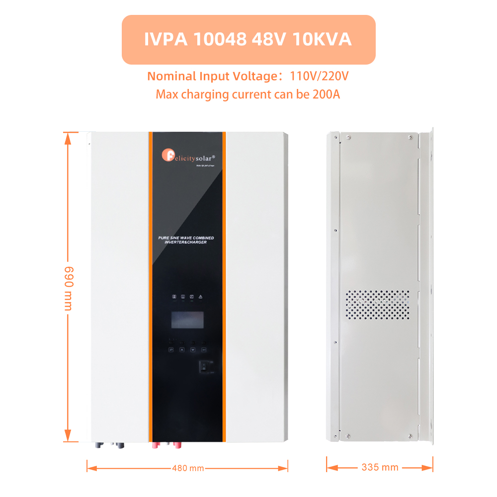 110v/220v 48v conversor solar  - Split Phase Inverter 10Kw 110V 220V avaliação e preço