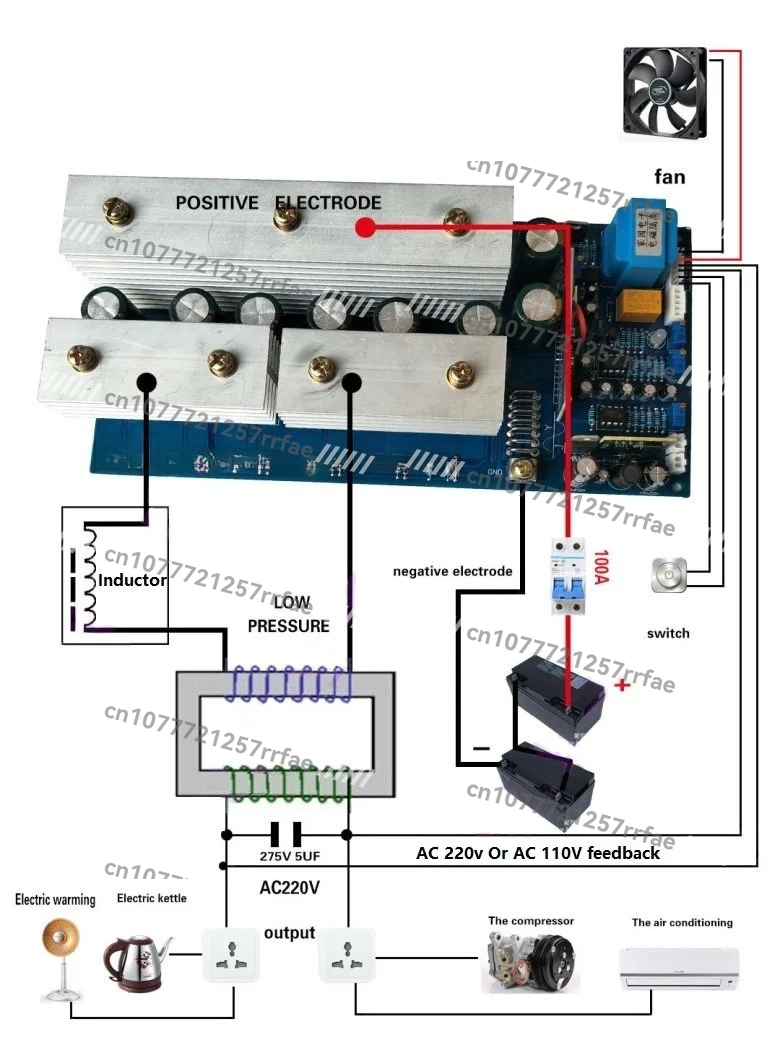 12v 24v 36v 48v 60v 72v dc par - Pure Sine Wave Inverter Board 24V 48V avaliação e preço