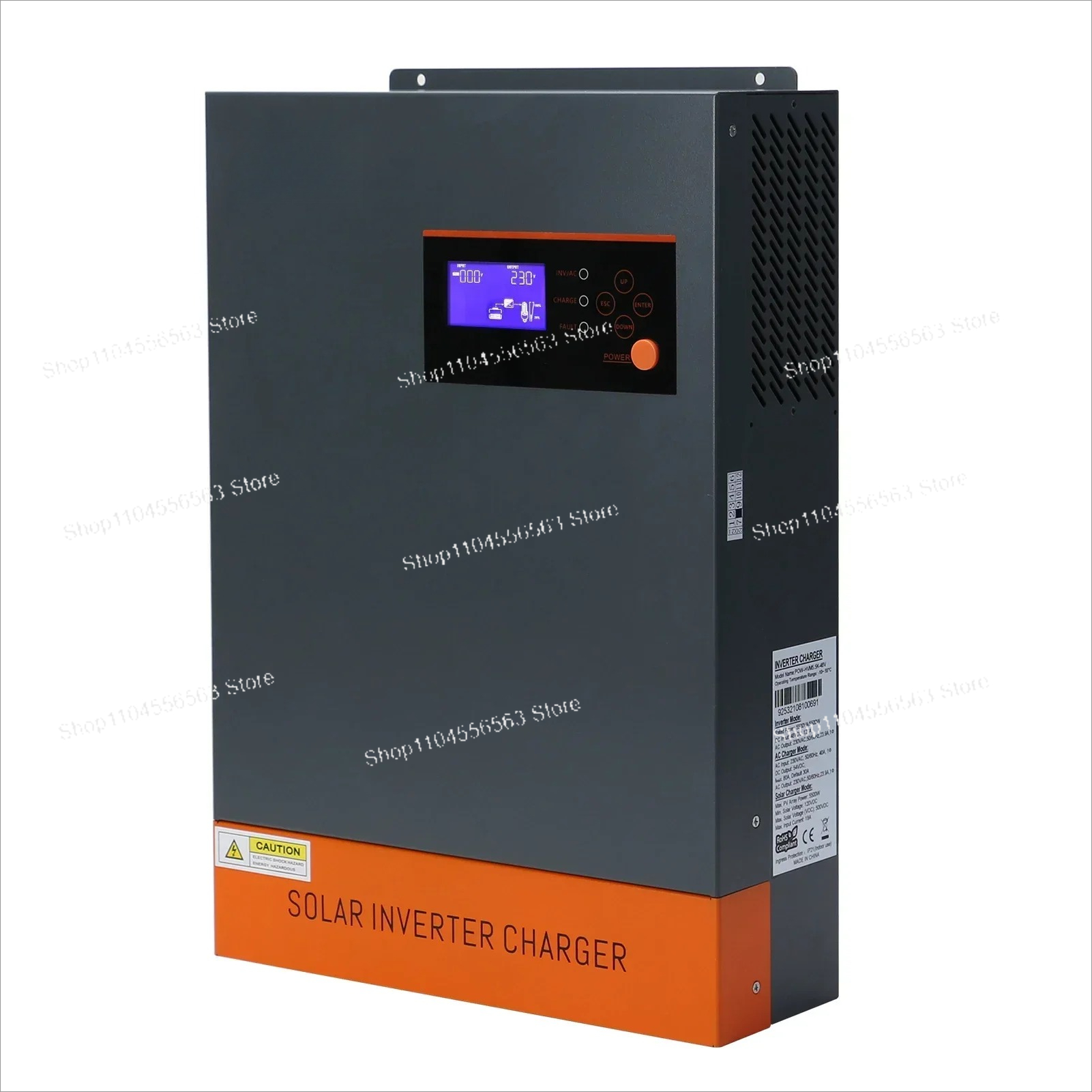 Inversor solar híbrido trifási - Hybrid Solar Inverter 5.5Kw Mppt 48V avaliação e preço