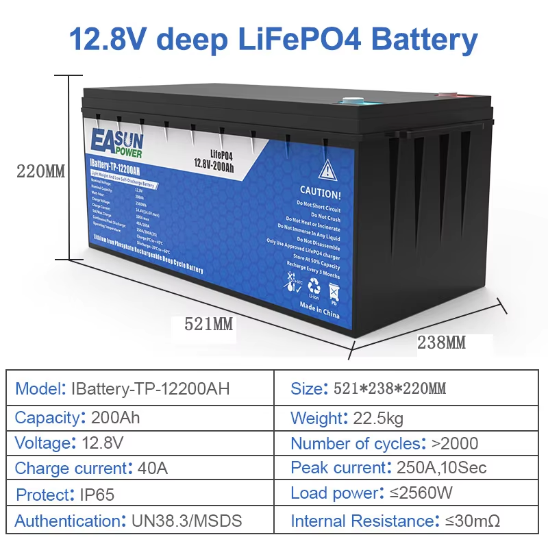 Bateria EASUN Power LiFePO4 10 - Grid Tie Inverter Limiter 2000W avaliação e preço