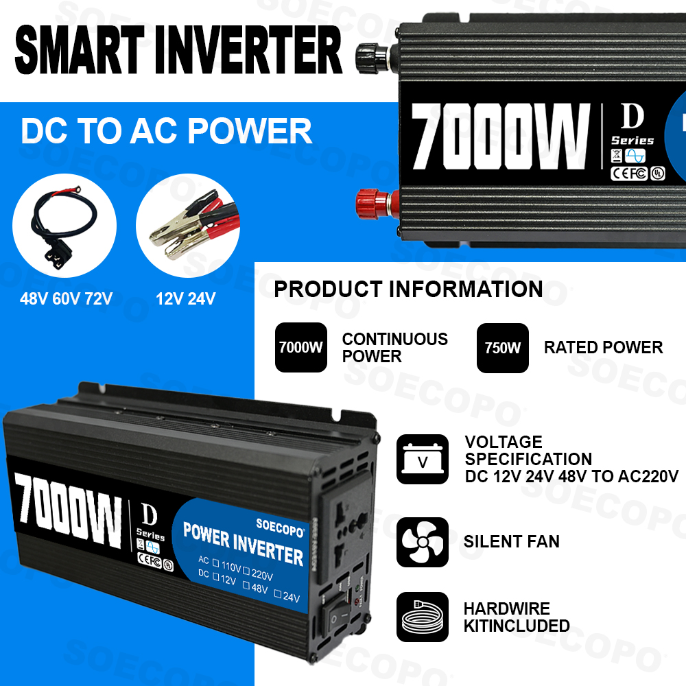 Inversor Automotivo 6000W-1000 - Off Grid Solar Inverter 48V 6000W avaliação e preço