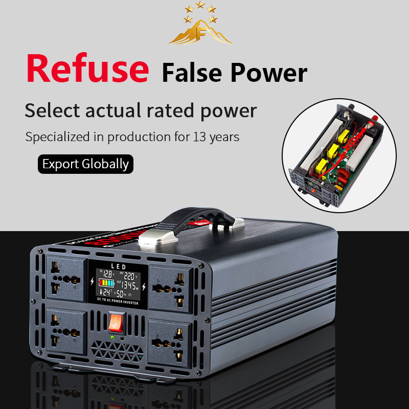 Inversor Portátil de Onda Seno - Pure Sine Wave Inverter 5000W 48V 220V avaliação e preço