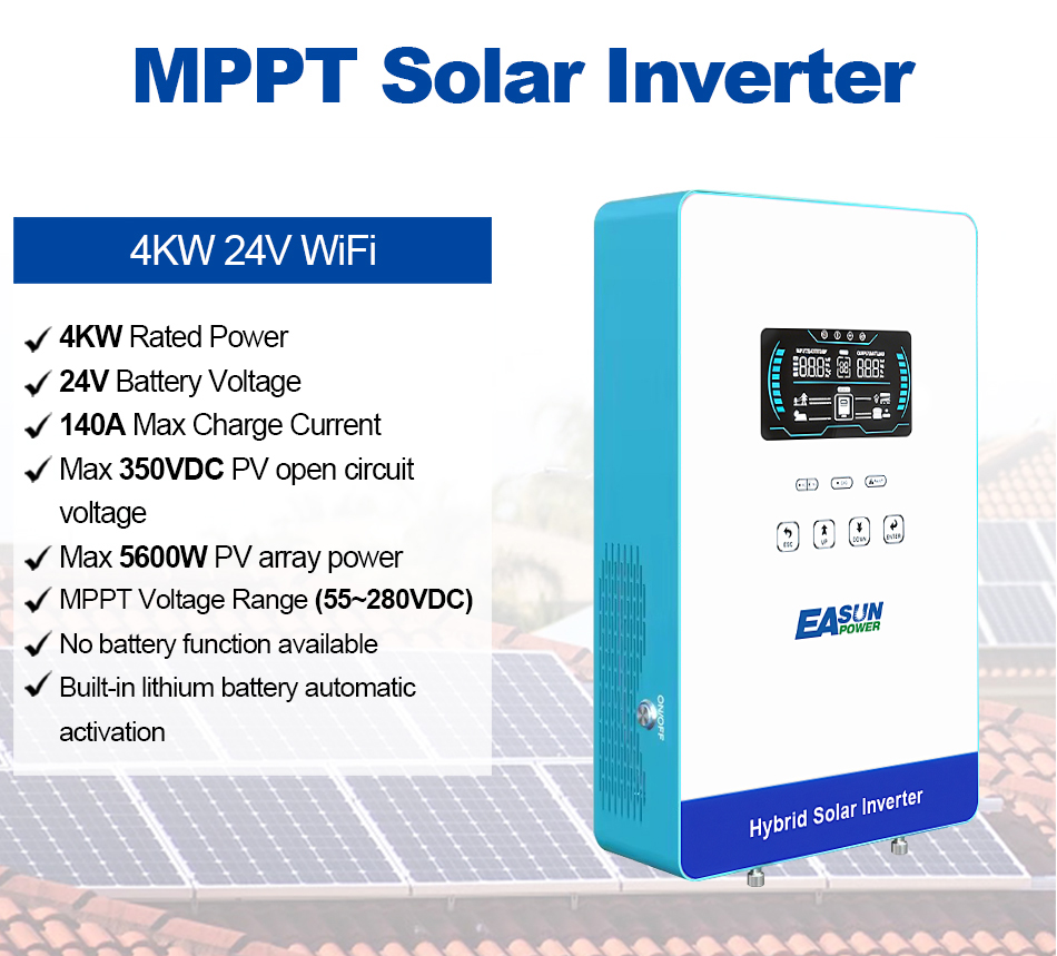 Inversor Solar EASUN POWER 400 - Grid Tie Inverter Limiter 2000W avaliação e preço
