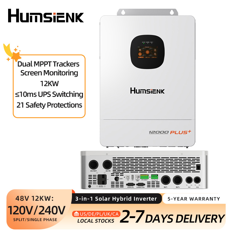 Inversor Híbrido Solar Humsien - Mppt Hybrid Inverter 48V 8Kw 3 Phase avaliação e preço