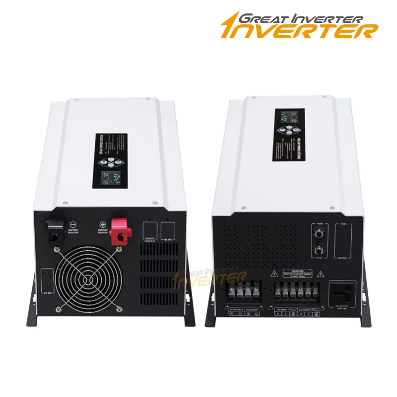 Inversor híbrido solar 5kw, on - Toroidal Transformer Inverter 5000W avaliação e preço