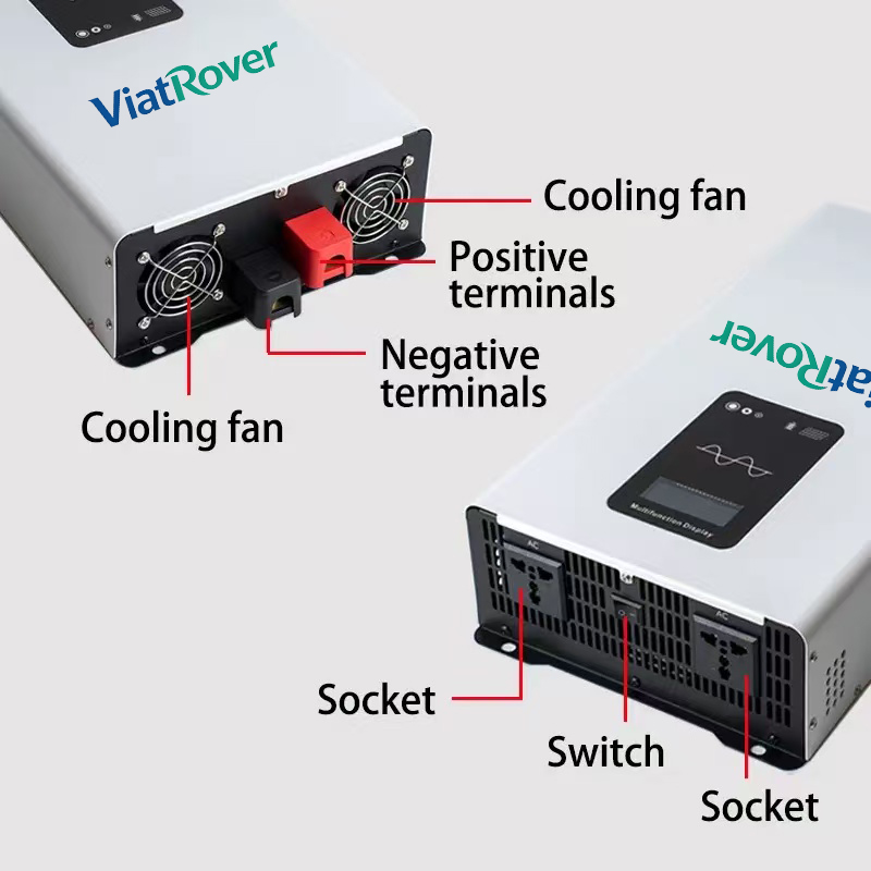 Inversor de Onda Senoidal Pura - Inverter Pure Sine Wave 60Hz 120V 3000W avaliação e preço