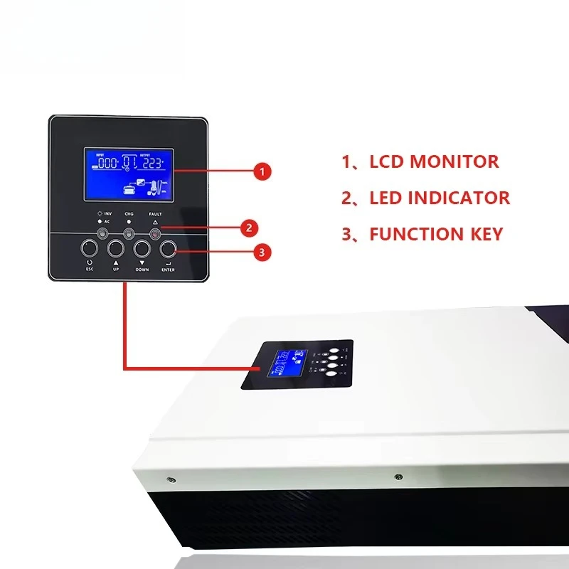 Inversores Solares Híbridos de - Parallel Solar Inverter 48V 5000W Mppt avaliação e preço
