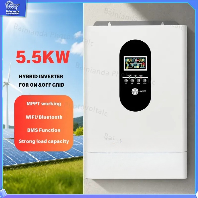 Inversor Solar Híbrido 3kW 5.5 - Hybrid Solar Inverter 5.5Kw Mppt 48V avaliação e preço