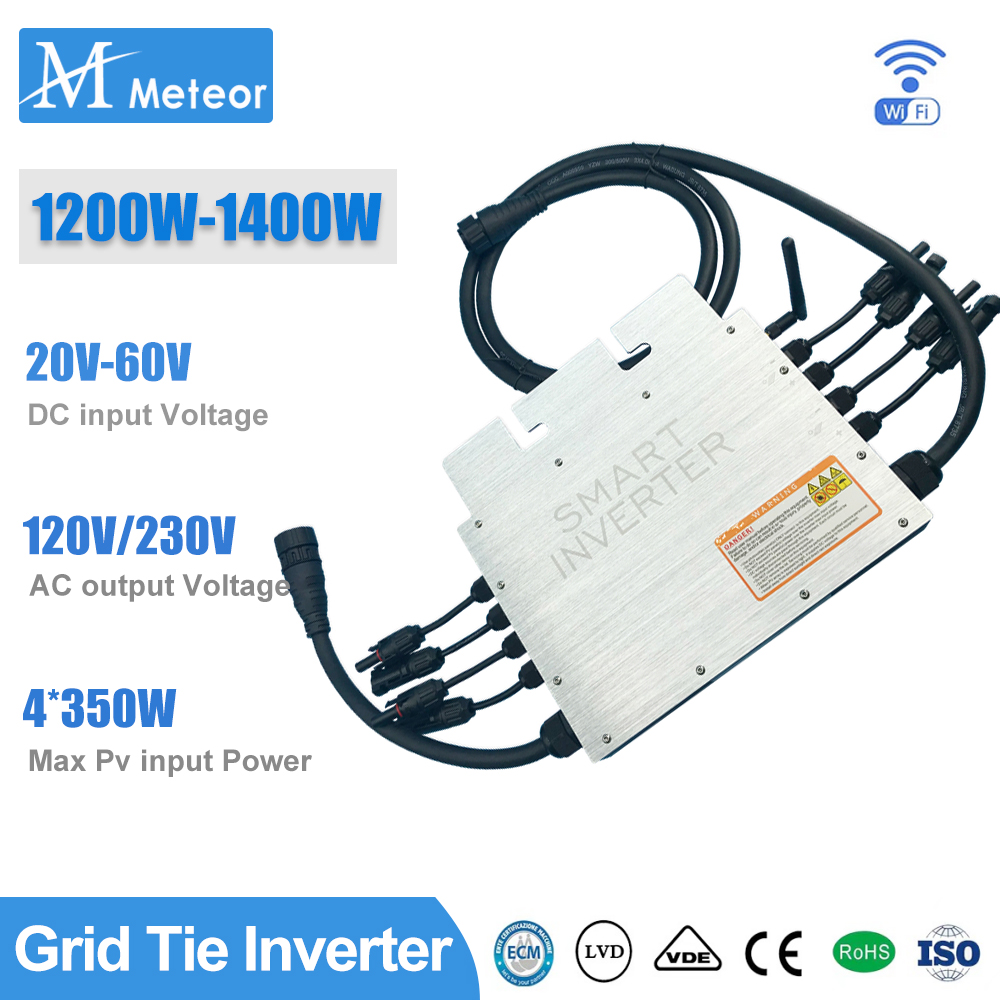 Micro inversor solar de gravat - Micro Inverter 1400W Solar Grid Tie avaliação e preço