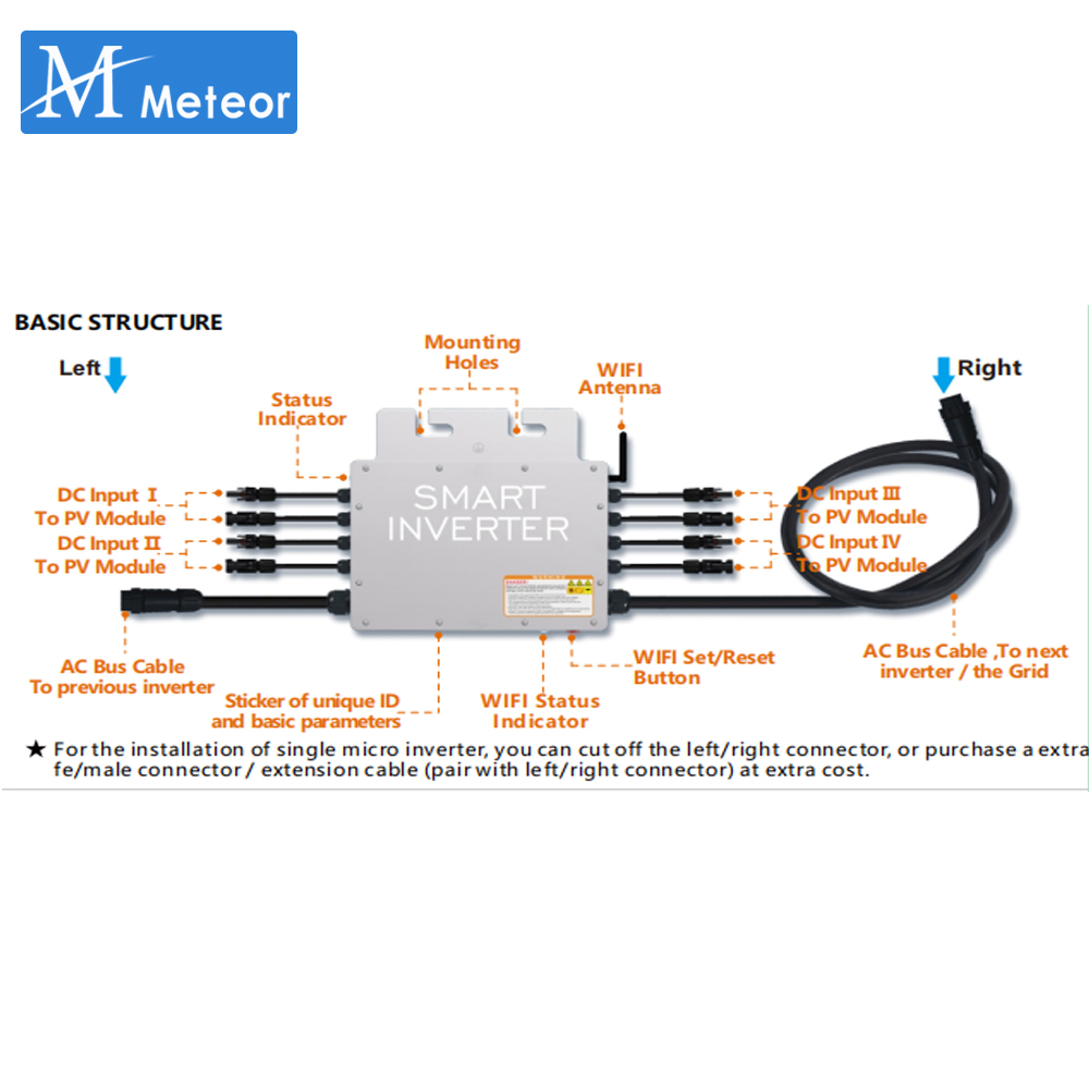 Micro inversor solar de gravat - Micro Inverter 1400W Solar Grid Tie avaliação e preço