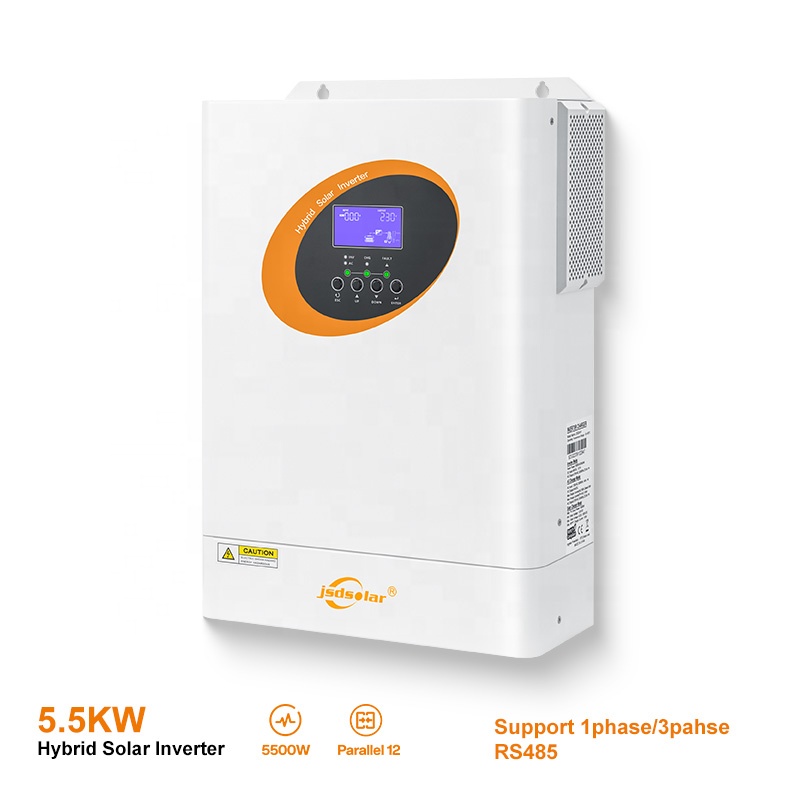 5.5kw 5kw onda senoidal pura m - Hybrid Solar Inverter 5.5Kw Mppt 48V avaliação e preço