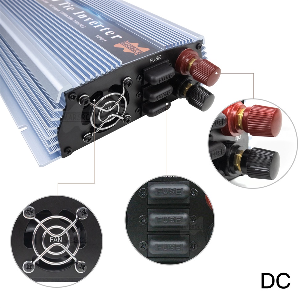 Microinversor Solar Conectado  - Micro Inverter 1400W Solar Grid Tie avaliação e preço