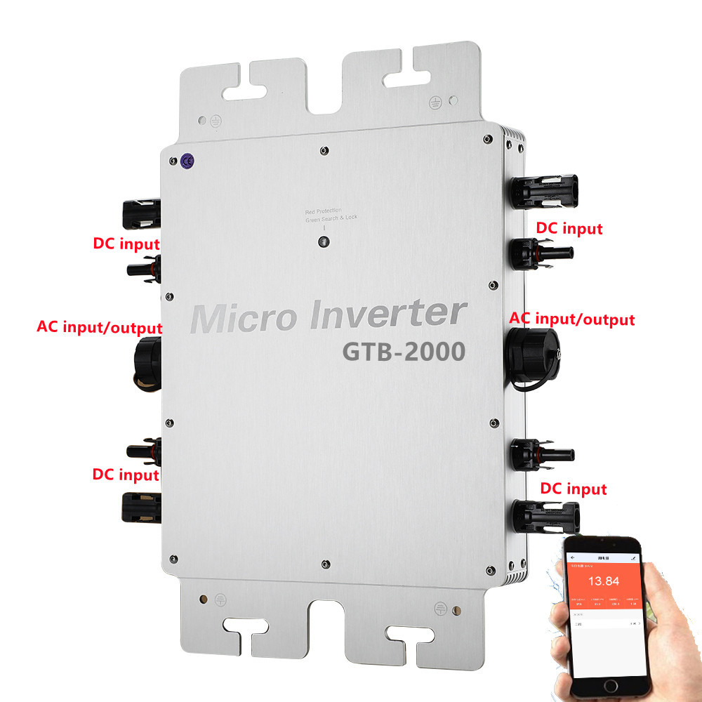 2000w 2400w 2800w micro invers - Grid Tie Inverter Limiter 2000W avaliação e preço