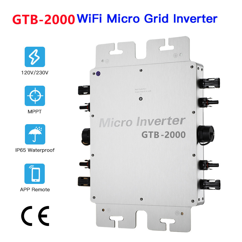 2000w 2400w 2800w micro invers - Grid Tie Inverter Limiter 2000W avaliação e preço