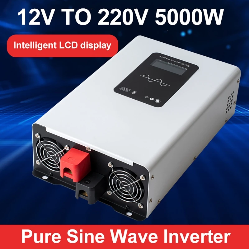Inversor de onda senoidal pura - Pure Sine Wave Inverter 5000W 48V 220V avaliação e preço