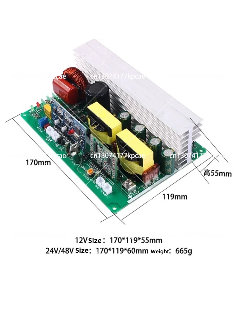 Inversor de Onda Senoidal Pura - Pure Sine Wave Inverter Board 24V 48V avaliação e preço