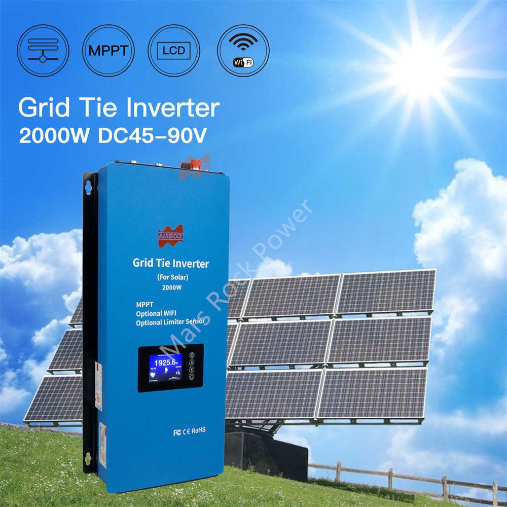 Inversor Solar Híbrido de 2000 - Grid Tie Inverter Limiter 2000W avaliação e preço