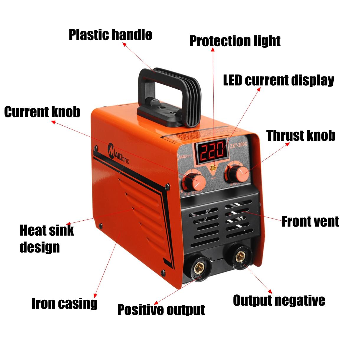 ZX7-200C portátil igbt inverso - Inverter Welding Machine Igbt 300A avaliação e preço