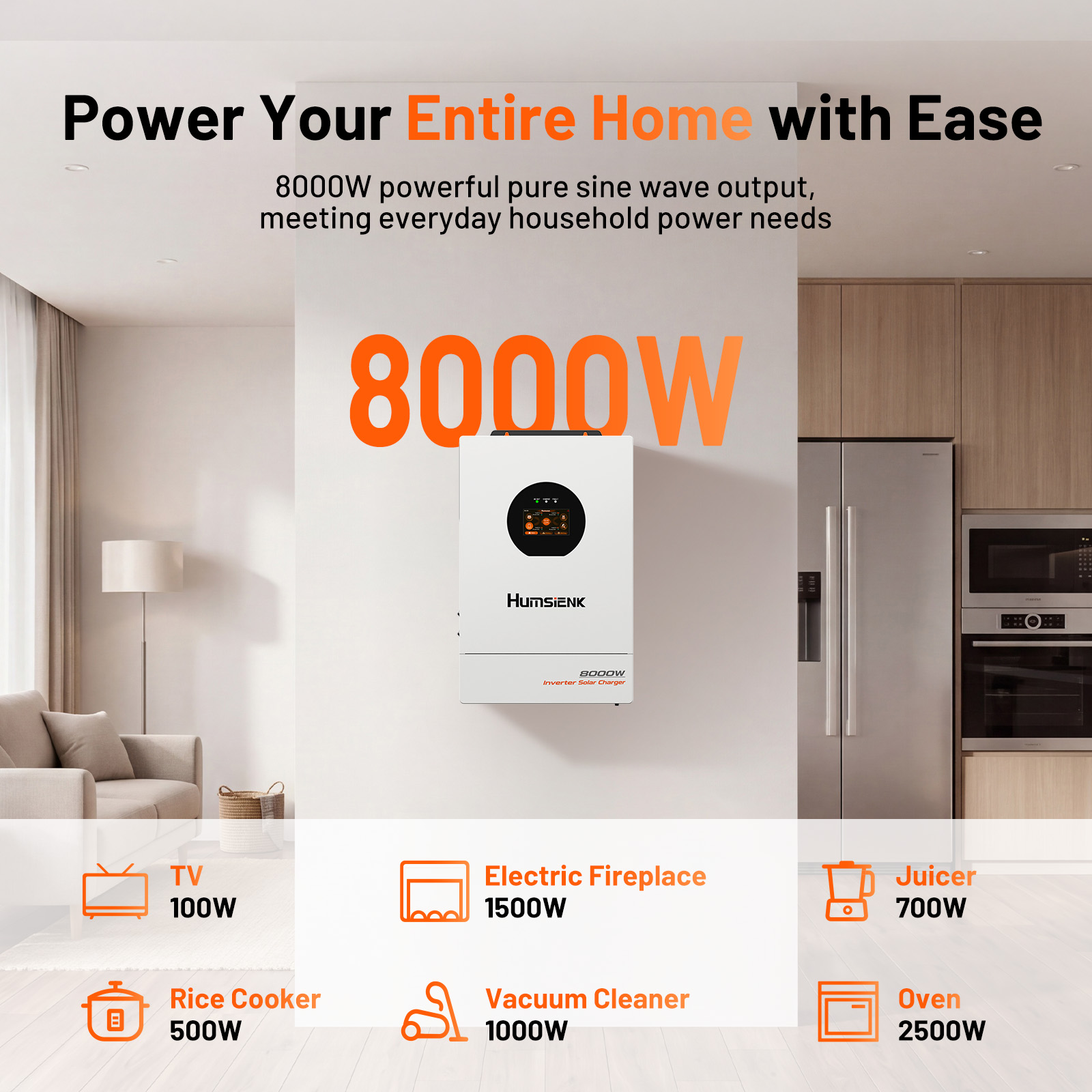 Inversor Híbrido Solar 3-em-1  - Mppt Hybrid Inverter 48V 8Kw 3 Phase avaliação e preço