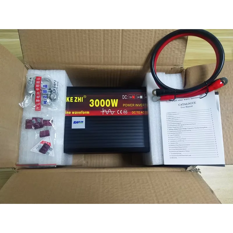 Inversor Solar de Onda Senoida - Pure Sine Wave Inverter 5000W 48V 220V avaliação e preço