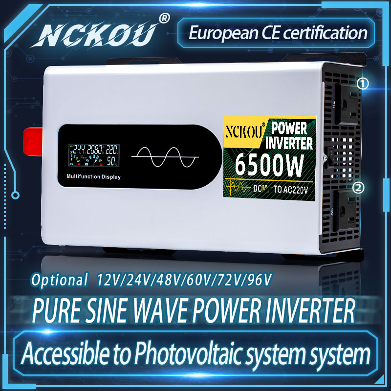 Inversor 12v 24v 48v 72v para  - Pure Sine Wave Inverter 5000W 48V 220V avaliação e preço