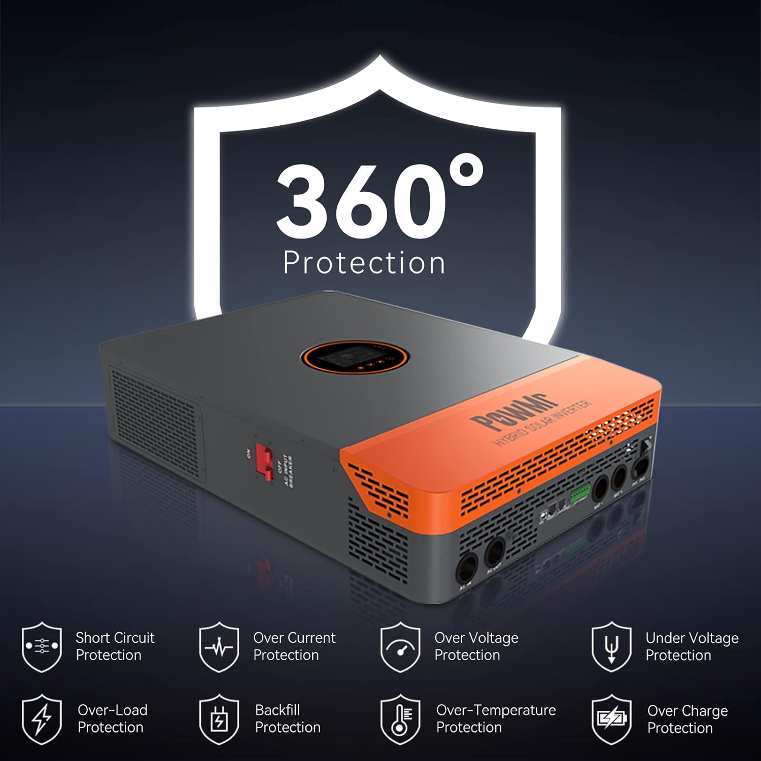 PowMr 10KW Inversor de fase di - Split Phase Inverter 10Kw 110V 220V avaliação e preço