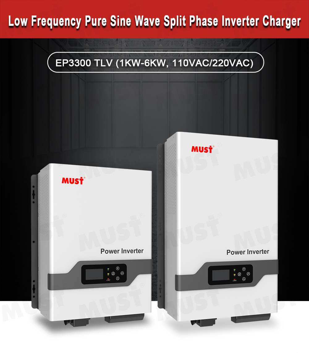 Inversor de Potência Bifásico  - Pure Sine Wave Inverter 5000W 48V 220V avaliação e preço