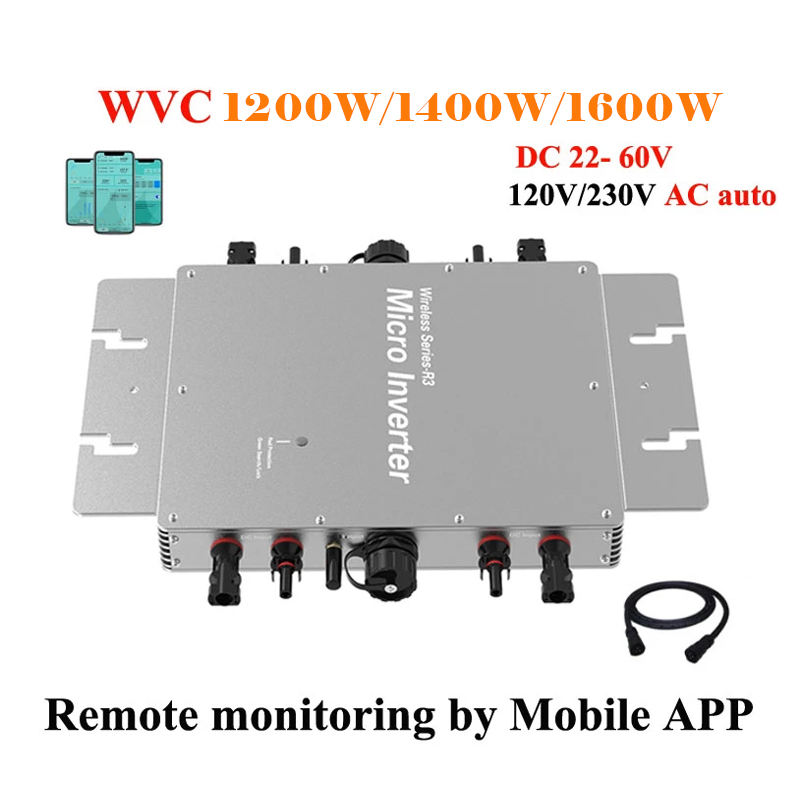 Micro Inversor Solar Conectado - Micro Inverter 1400W Solar Grid Tie avaliação e preço